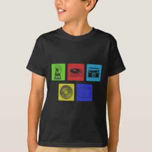 Musiklehrer Coole Musik Thema Party Evolution Von T-Shirt