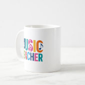 Musiklehrer-Dankeschön-Geschenk Kaffeetasse (Vorderseite Links)