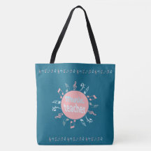 Musiklehrer elegante Noten blauer Hintergrund