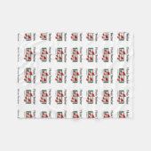 Musiklehrer Fleecedecke (Vorderseite (Horizontal))