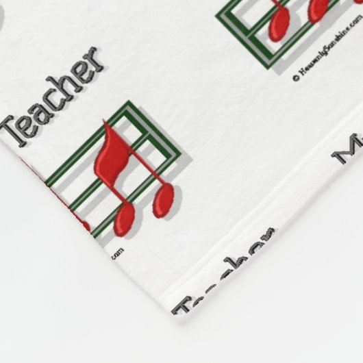 Musiklehrer Fleecedecke (Ecke)