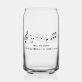 Musiklehrer für personalisierte Musik - Anmerkunge Dosenglas (Vorderseite)