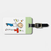 Musiklehrer Gepäckanhänger (Vorderseite horizontal)
