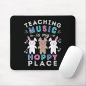 Musiklehrer Gift Osterhahn Bunny Rabbit Niedlich Mousepad (Mit Mouse)
