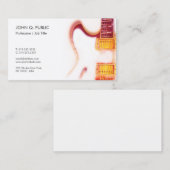 Musiklehrer Gitarrenunterricht Seide Finish Luxe Visitenkarte (Vorne/Hinten)