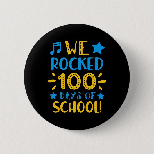 Musiklehrer - Glücklicher 100. Tag der Schule Wir  Button (Vorderseite)