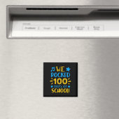 Musiklehrer - Glücklicher 100. Tag der Schule Wir  Magnet (In Situ (Geschirrspüler))