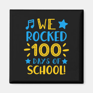 Musiklehrer - Glücklicher 100. Tag der Schule Wir  Magnet