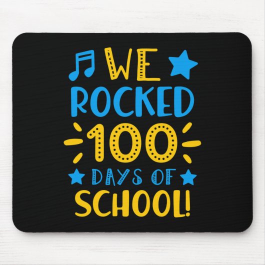 Musiklehrer - Glücklicher 100. Tag der Schule Wir Mousepad (Vorne)