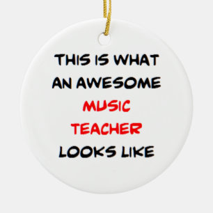 Musiklehrer, großartig keramik ornament