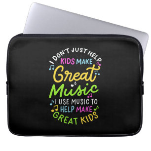 Musiklehrer - Hilfe für Kinder, Musikgeschenke zu  Laptopschutzhülle