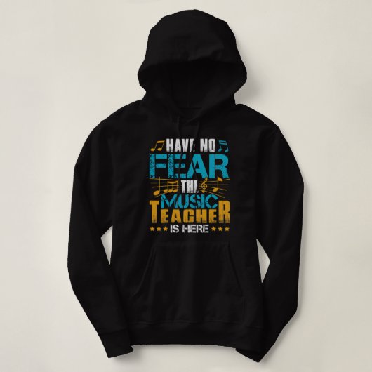 Musiklehrer Hoodie (Design vorne)