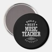 Musiklehrer Job Titel Geschenk Magnet (Vorderseite/Rückseite)
