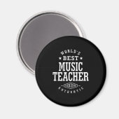 Musiklehrer Job Titel Geschenk Magnet (Vorderseite/Rückseite)