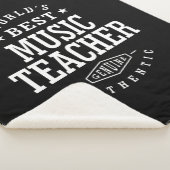 Musiklehrer Job Titel Geschenk Sherpadecke (3/4)
