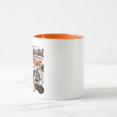 Musiklehrer-Kaffeehexe Orange Tasse (Zentrum)