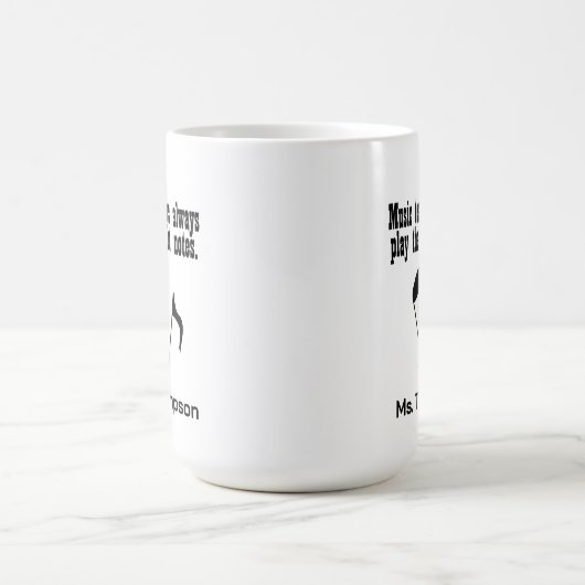 Musiklehrer Kaffeetasse (Mittel)