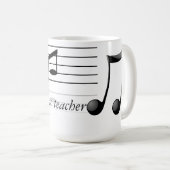 Musiklehrer Kaffeetasse (VorderseiteRechts)