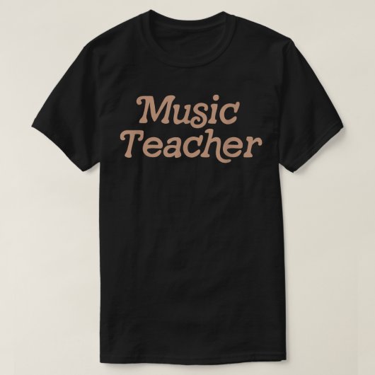 Musiklehrer kehren zurück zur Schule T-Shirt (Design vorne)