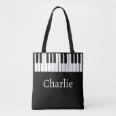 Musiklehrer Klavier Keyboard Dunkel Tasche (Vorderseite)