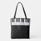 Musiklehrer Klavier Keyboard Dunkel Tasche (Rückseite)