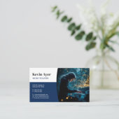 Musiklehrer | Klavier Visitenkarte (Stehend Vorderseite)