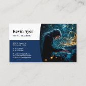 Musiklehrer | Klavier Visitenkarte (Vorderseite)