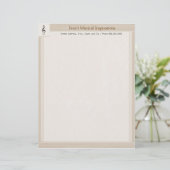 Musiklehrer Letterhead Stationary Briefbogen (Stehend Vorderseite)