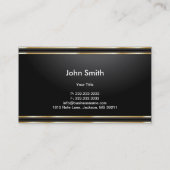 Musiklehrer Luxus Realistisches Klavier Visitenkarte (Rückseite)