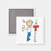 Musiklehrer Magnet (Vorderseite/Rückseite)