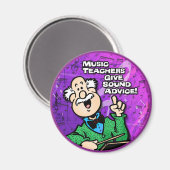 Musiklehrer Magnet (Vorderseite/Rückseite)