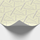 Musiklehrer-Musikkapelle Geschenkpapier (Ecke)