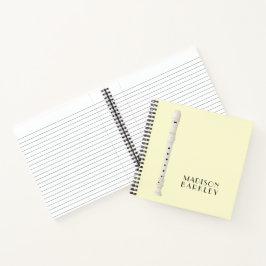 Musiklehrer-Musikkapelle Notizblock