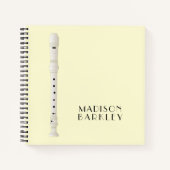 Musiklehrer-Musikkapelle Notizblock (Vorderseite)