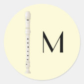 Musiklehrer-Musikkapelle Runder Aufkleber (Vorderseite)