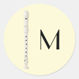 Musiklehrer-Musikkapelle Runder Aufkleber