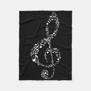 Musiklehrer Notizen Musiker Fleecedecke