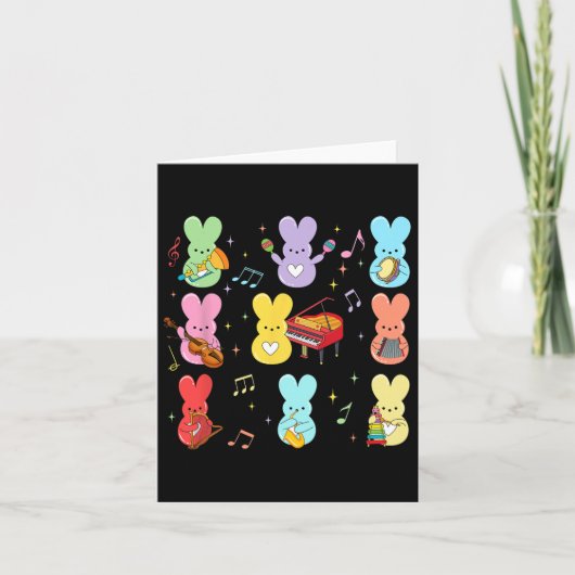 Musiklehrer Ostertag Karte (Vorderseite)