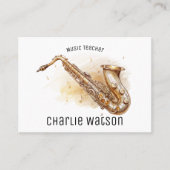 Musiklehrer Personalisiert Visitenkarte (Vorderseite)