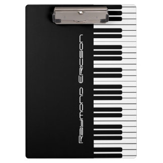 Musiklehrer Piano Keyboard Professor Klemmbrett
