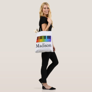 Musiklehrer Regenbogen Klavier-Tastatur Personalis Tasche