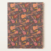 Musiklehrer Retro Gitarren Schuljahr Planer (Rückseite)