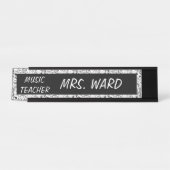 MUSIKLEHRER SCHREIBTISCHNAMENSPLAKETTE (Vorderseite )