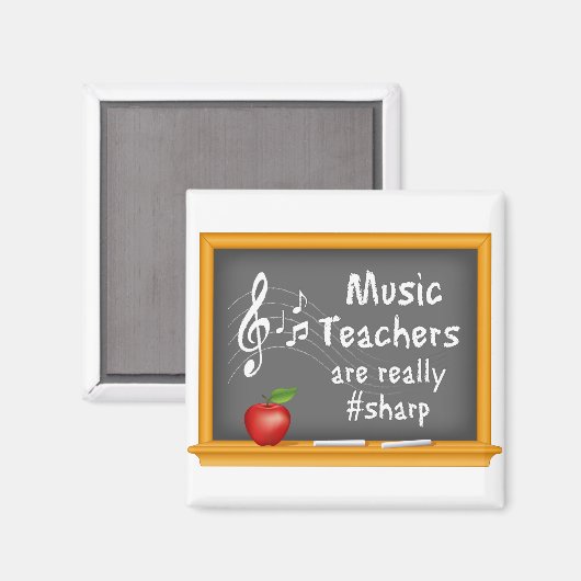 Musiklehrer sind magnetisch magnet (Vorderseite/Rückseite)