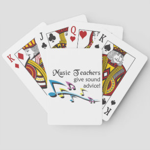 Musiklehrer Spielkarten