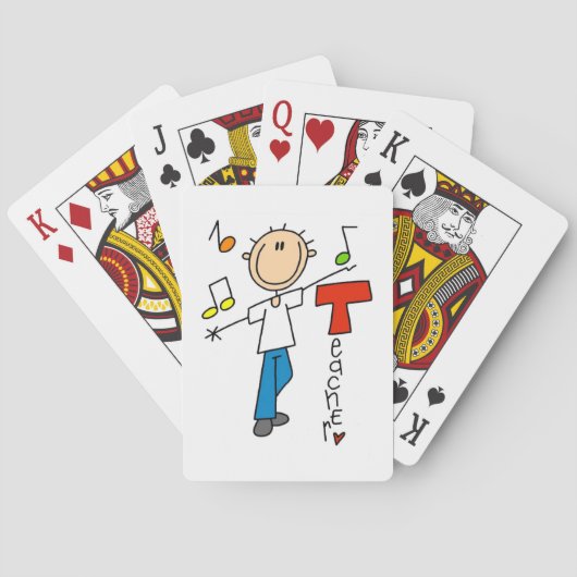 Musiklehrer Spielkarten (Rückseite)
