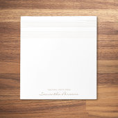 Musiklehrer-Stave-Minimal Notizblock