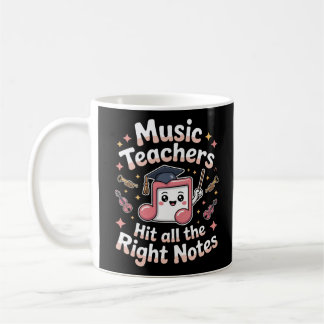 Musiklehrer treffen alle richtigen Noten Kaffeetasse