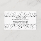 Musiklehrer | Trumpet Horn | Audiohinweise Visitenkarte (Rückseite)