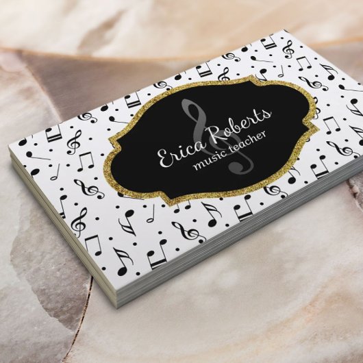 Musiklehrer Vocal Coach Sängerin Musikalisch Visitenkarte